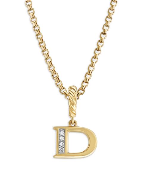 david yurman initial necklace dupe